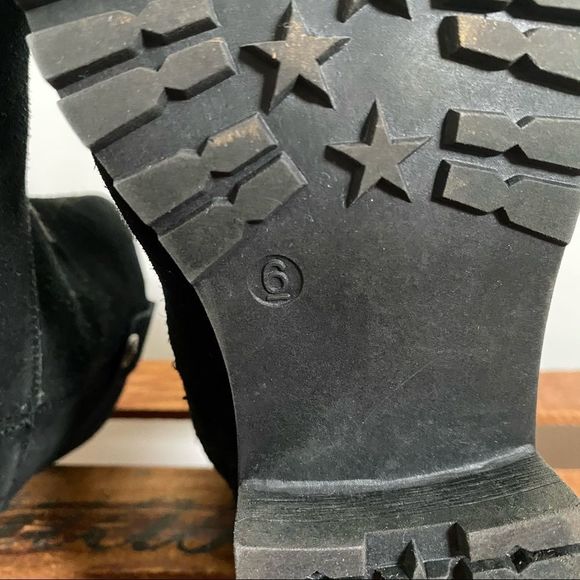 Bjorndal Aspen Black Suede Leather Ankle Boots Women’s 6 - Picture 10 of 11